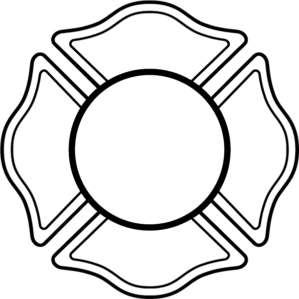 Firefighter Badge Clipart