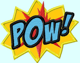 Batman Boom Pow Clipart - Free to use Clip Art Resource