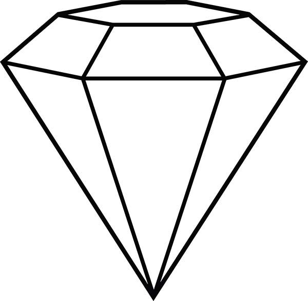 Heart Diamond Shape Cut Coloring Pages | Kids Play Color