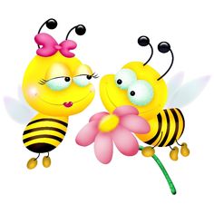 Honey bees, Honey and Cartoon