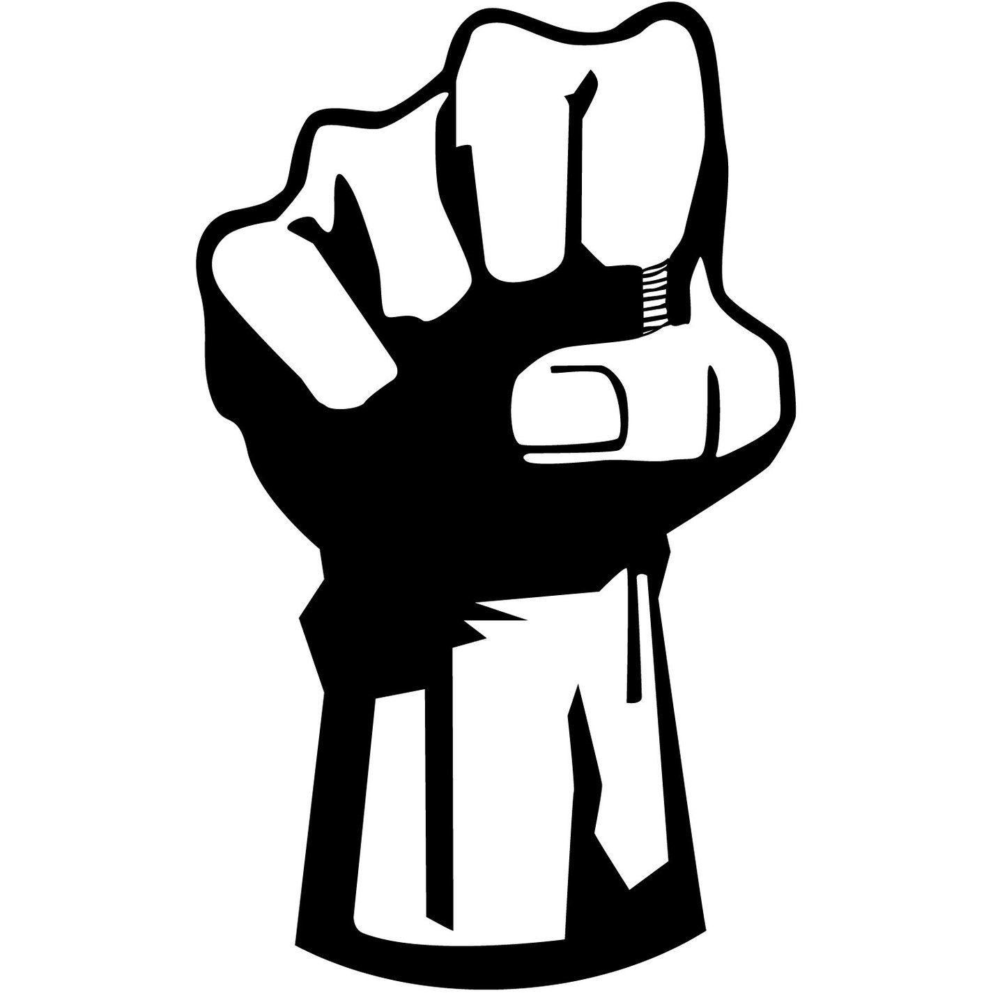 Clipart shaking fist