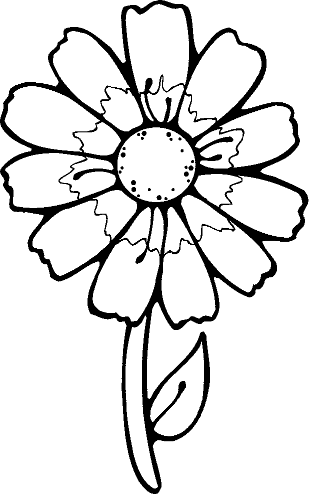 Printable Flower Templates - AZ Coloring Pages