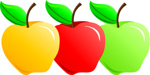 Apples Clipart Image: A red - Free Clipart Images