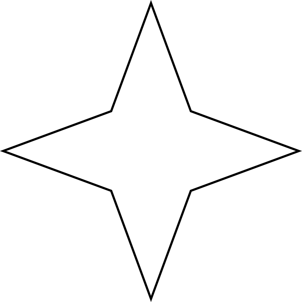 Large Star Template Printable