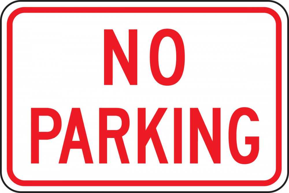 No Parking (Landscape) Parking Sign FRP156