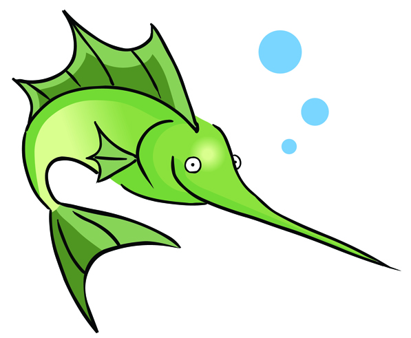 Funny Fishing Clipart