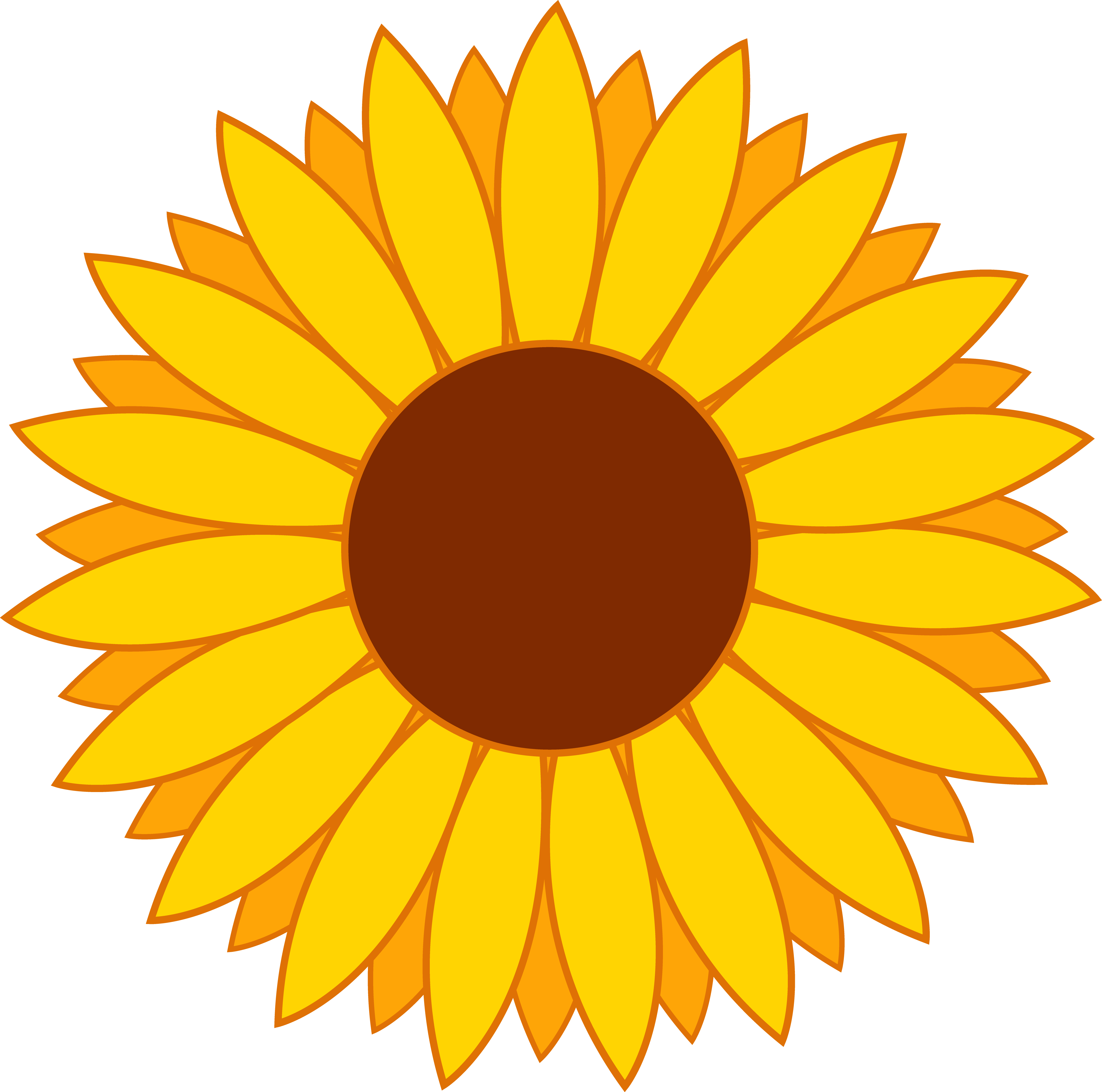 482 views Simple flower clip art