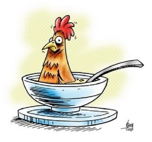Chicken Noodle Soup Cartoon Clipart