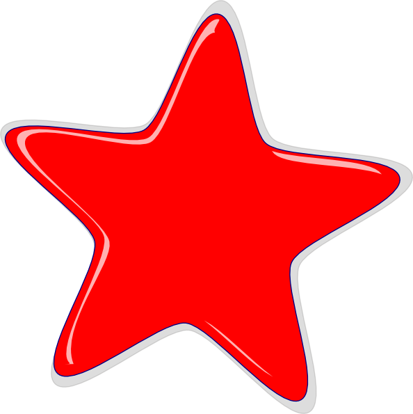 Red White Blue Star Clip Art - Cliparts and Others Art Inspiration