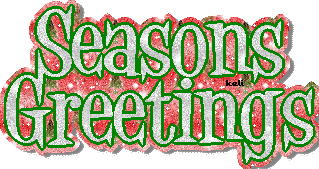 Season's Greetings Glitter