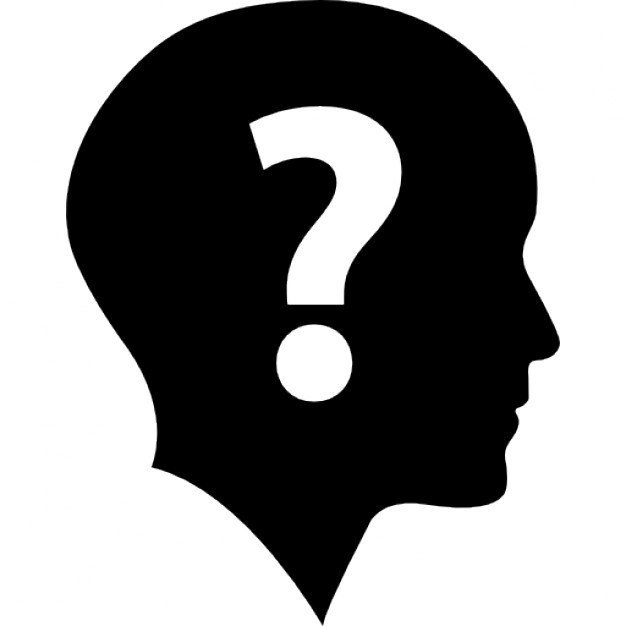 Bald head with question mark Icons | Free Download
