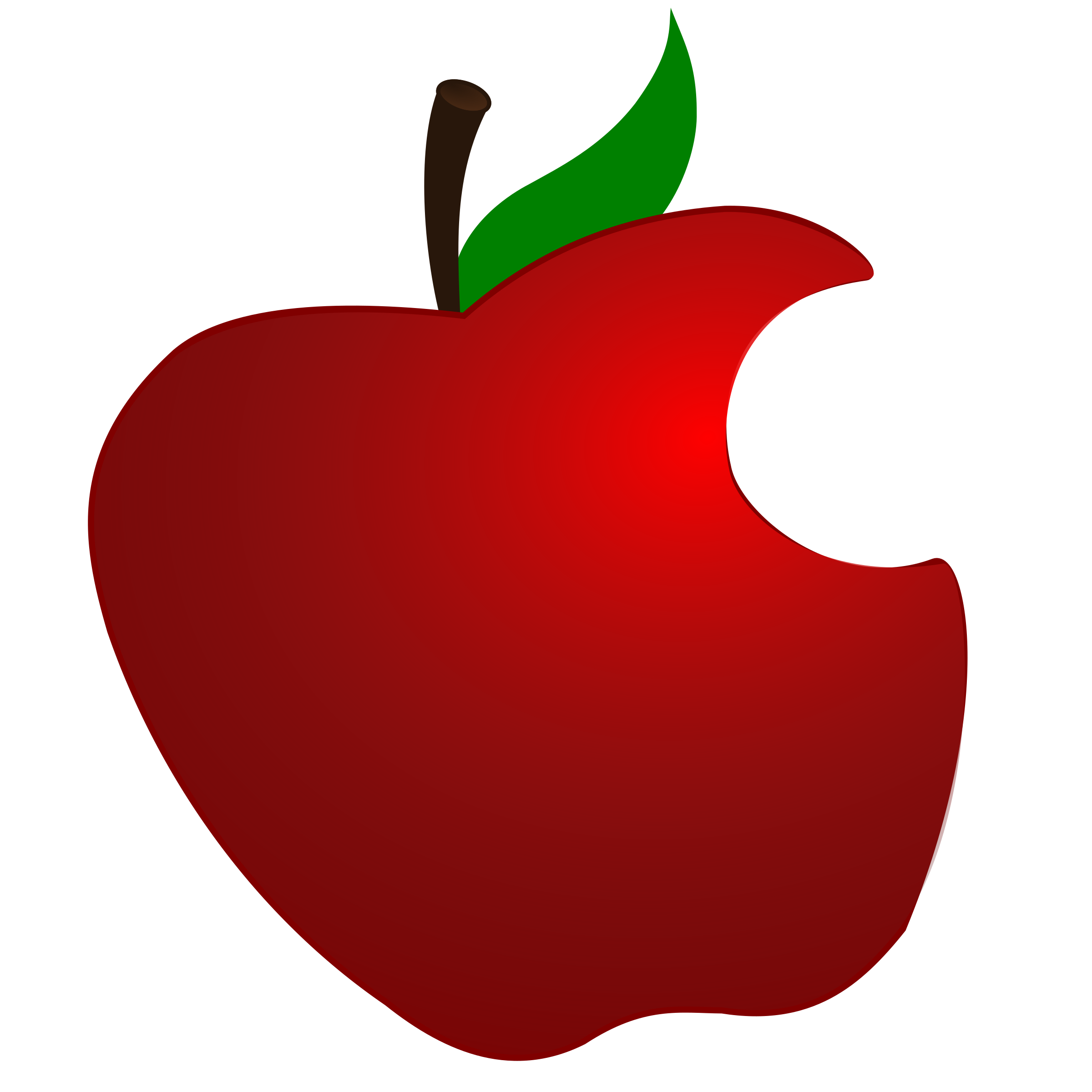 Clipart - Apple with Bite