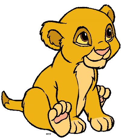 Baby Simba Clip Art Images | Disney Clip Art Galore