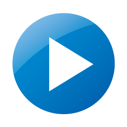 Web 2 blue video play icon - Free web 2 blue video play icons ...