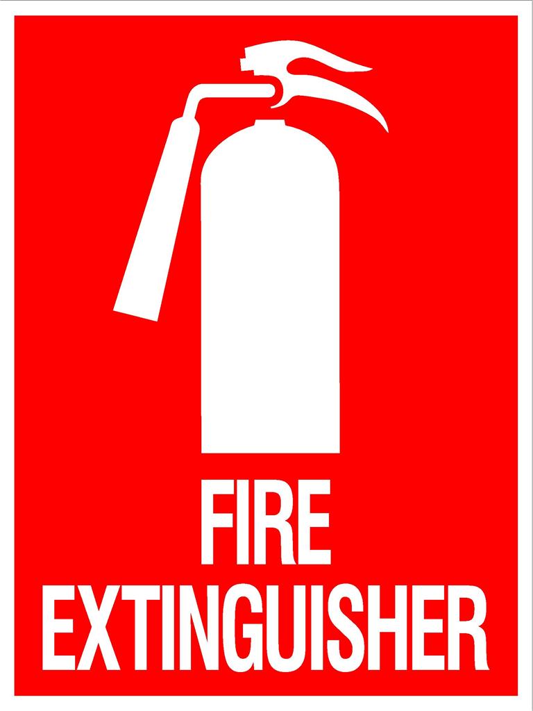 Free Fire Extinguisher Signs - ClipArt Best