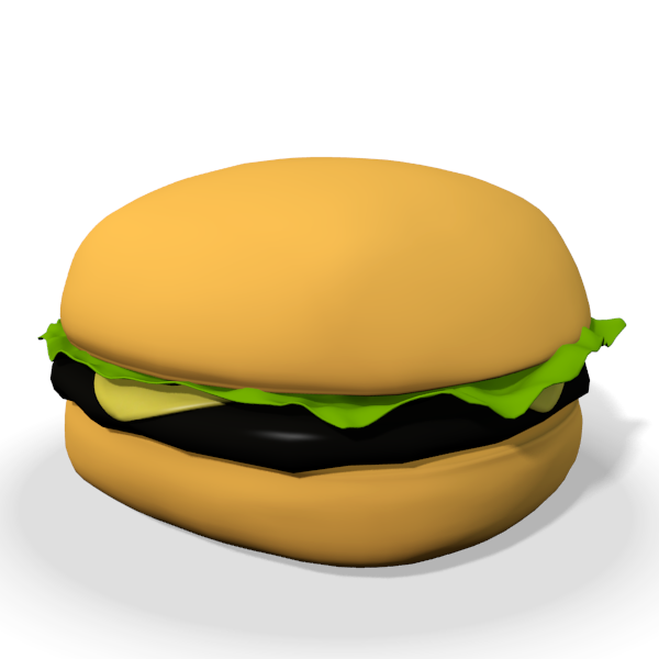 Free 3d Cheeseburger Model 