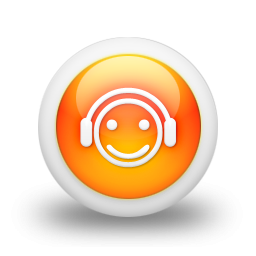 3d Glossy Orange Orbs Icons Symbols Shapes