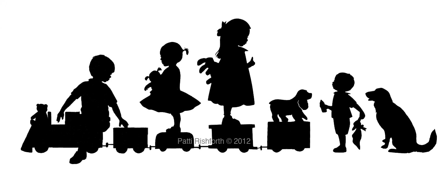 train clip art silhouette - photo #48