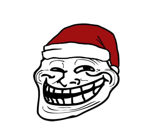 Christmas troll face
