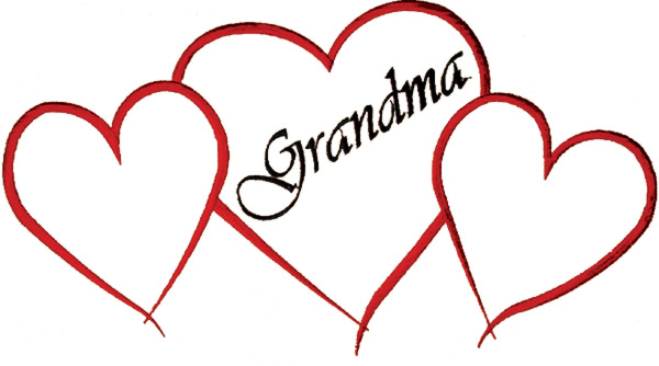 Outlines Embroidery Design: Grandma Hearts Outline from Grand Slam ...
