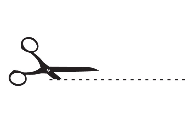 scissors with dotted line clip art - photo #1