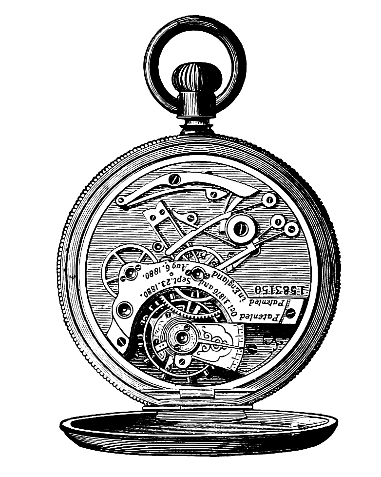 pocket watch clipart free - photo #10