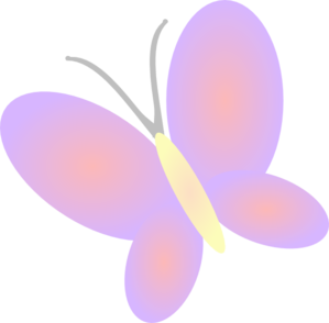 Lilac Butterfly clip art - vector clip art online, royalty free ...