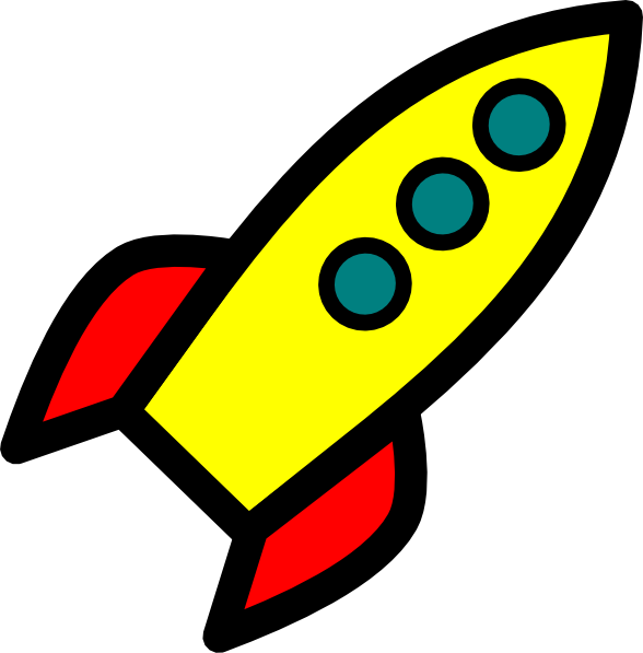 Rocket clip art Free Vector