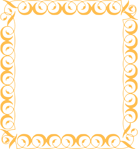 Gold Border clip art - vector clip art online, royalty free ...