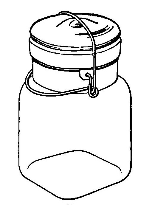 Reading, Roses & Prose: Old Fashioned Canning Jars Clip Art