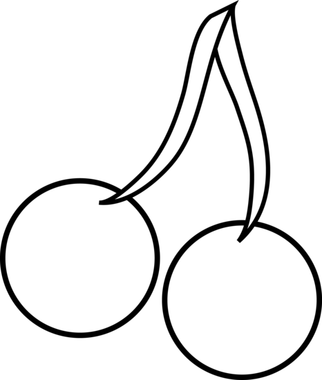 600 views Cherry Clip Art Black And White - ClipArt Best