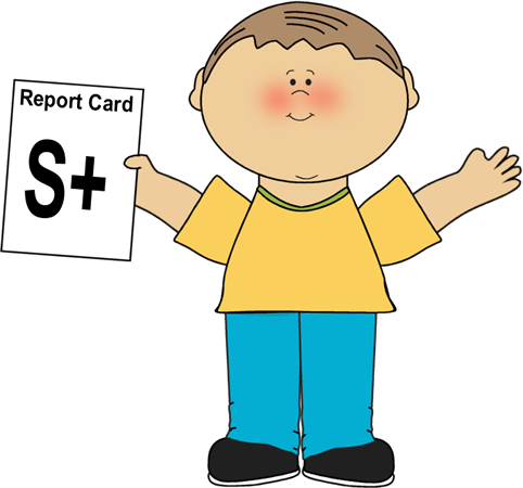 School report card clipart
