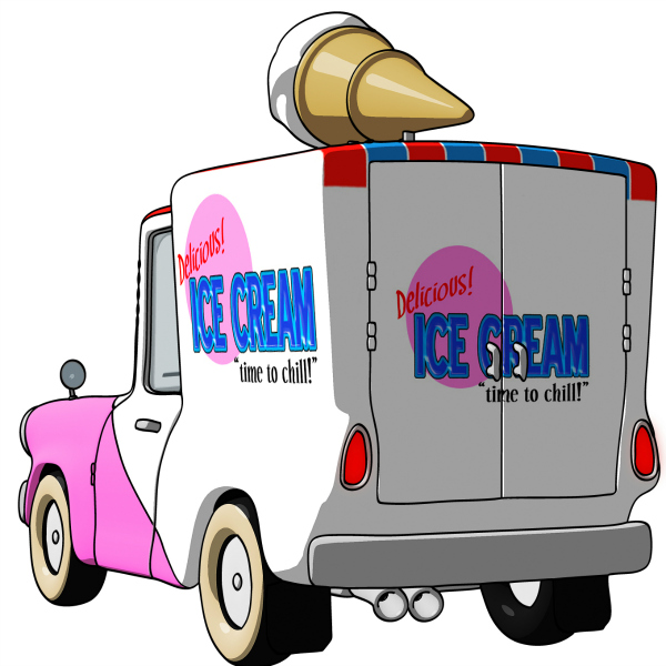 Ice Cream Truck Clip Art - Tumundografico