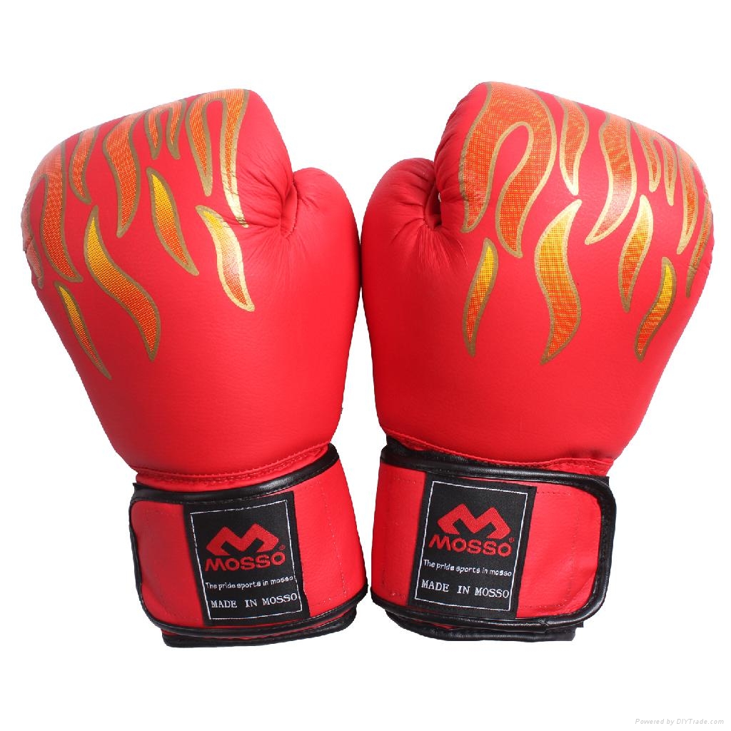 Free shipping sell like hot cakes Mosso Flame Boxing Gloves Traini ...