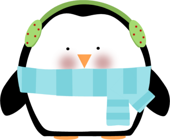 Clip Art Penguin With Scarf Clipart
