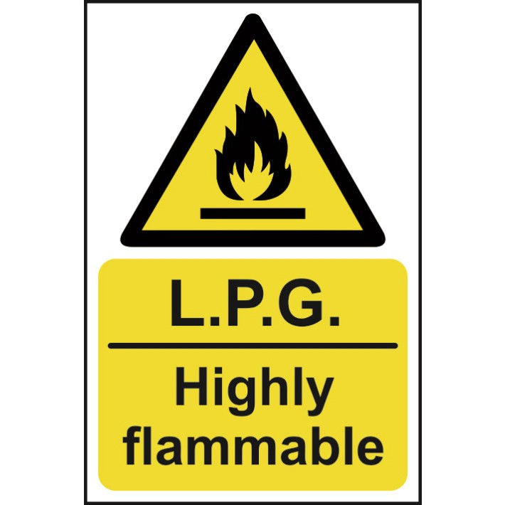 Danger Highly Flammable Sign - ESE Direct