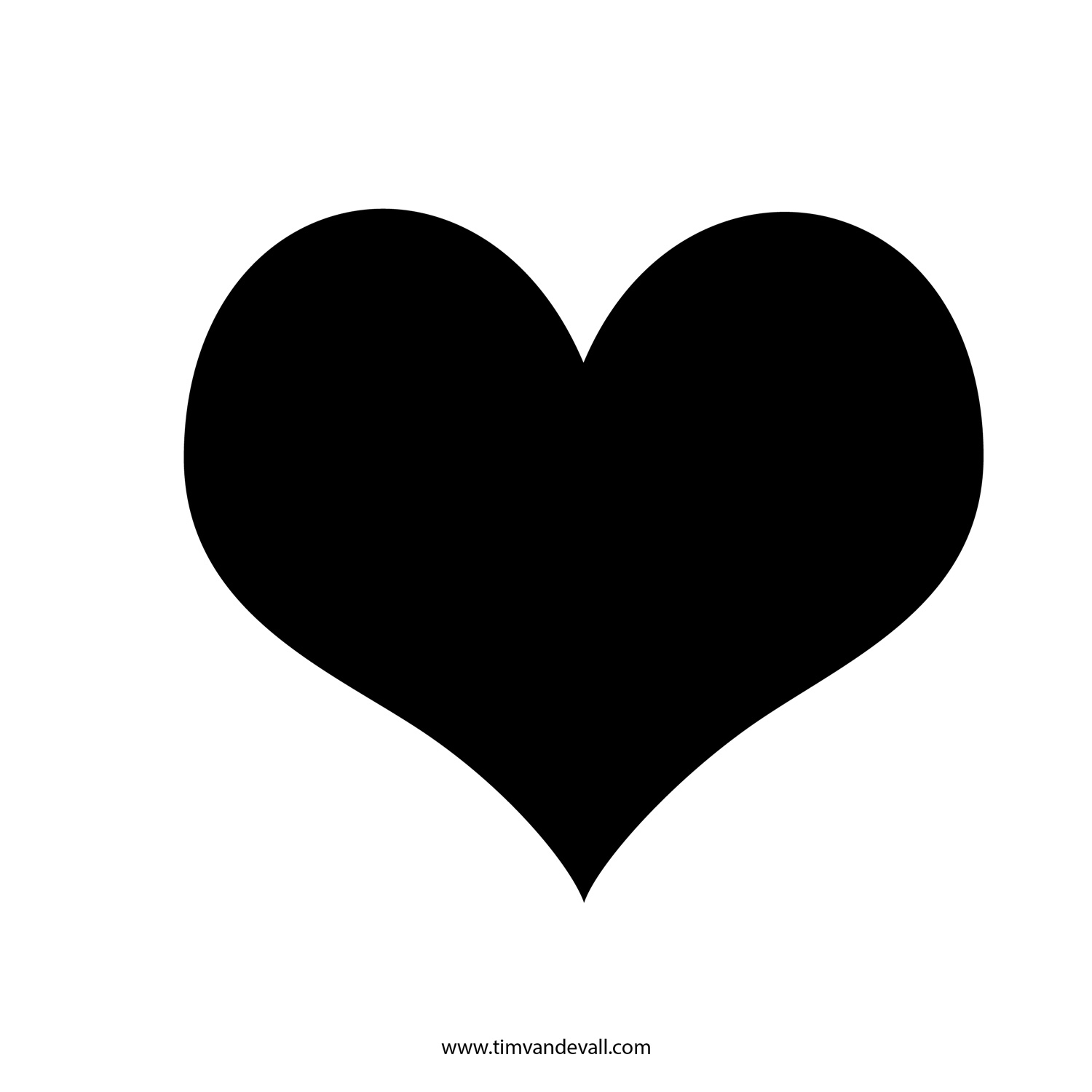 Best Photos of Free Heart Stencils - Small Heart Stencil, Free ...