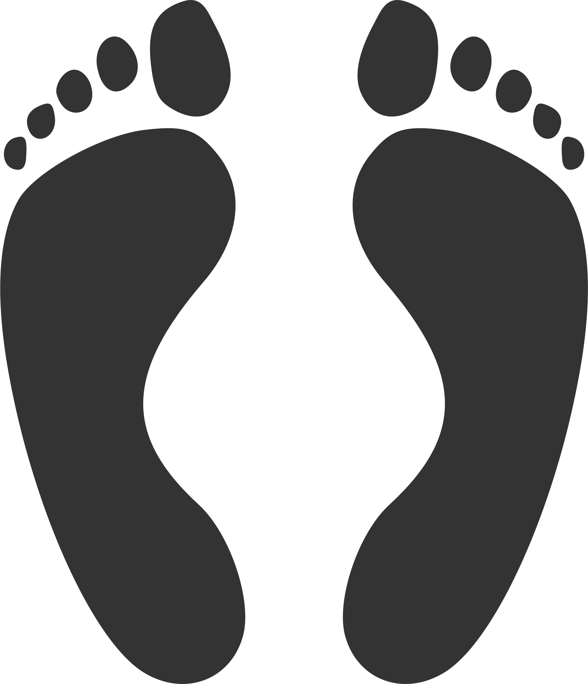 Clipart - Soles Feet