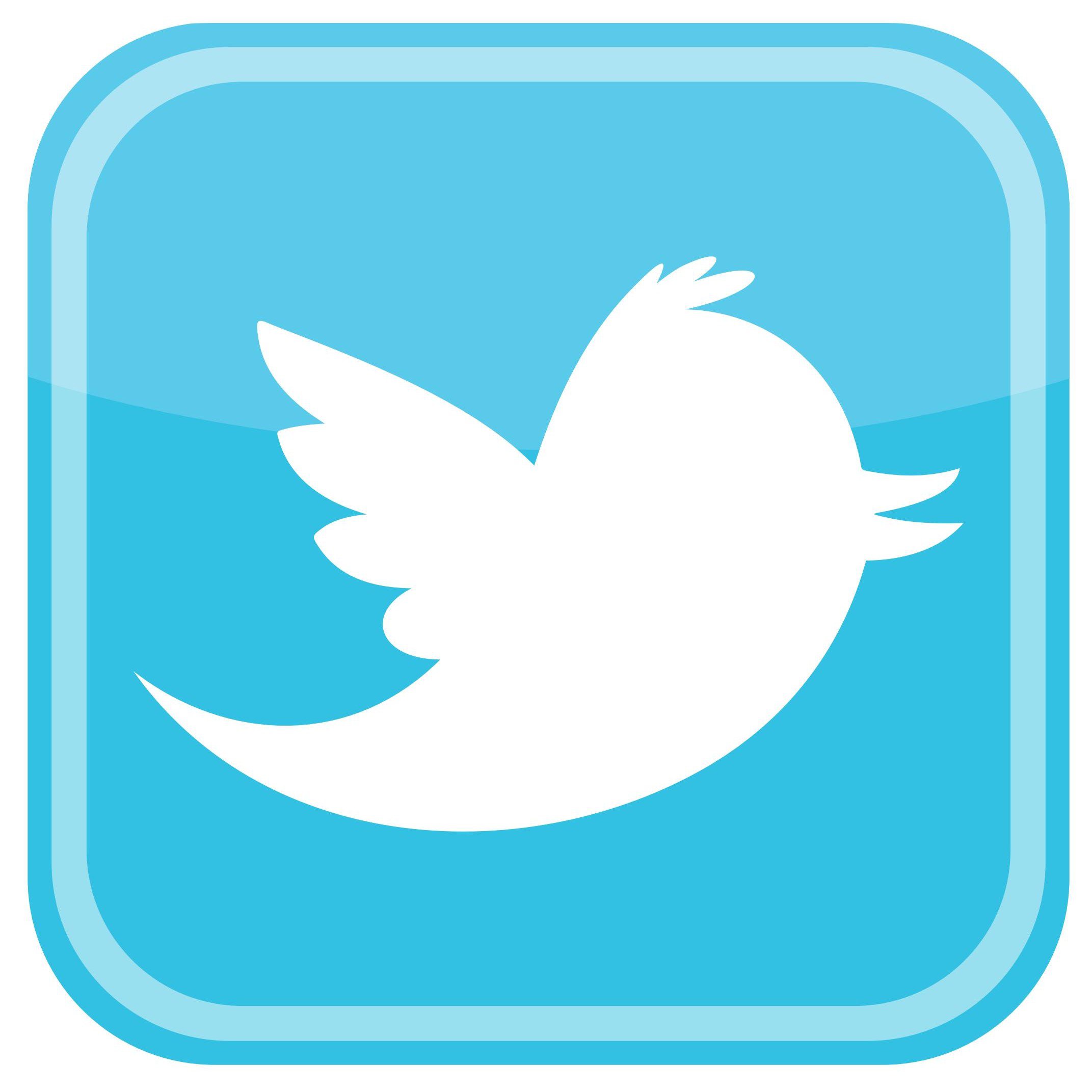 Twitter logo clipart png