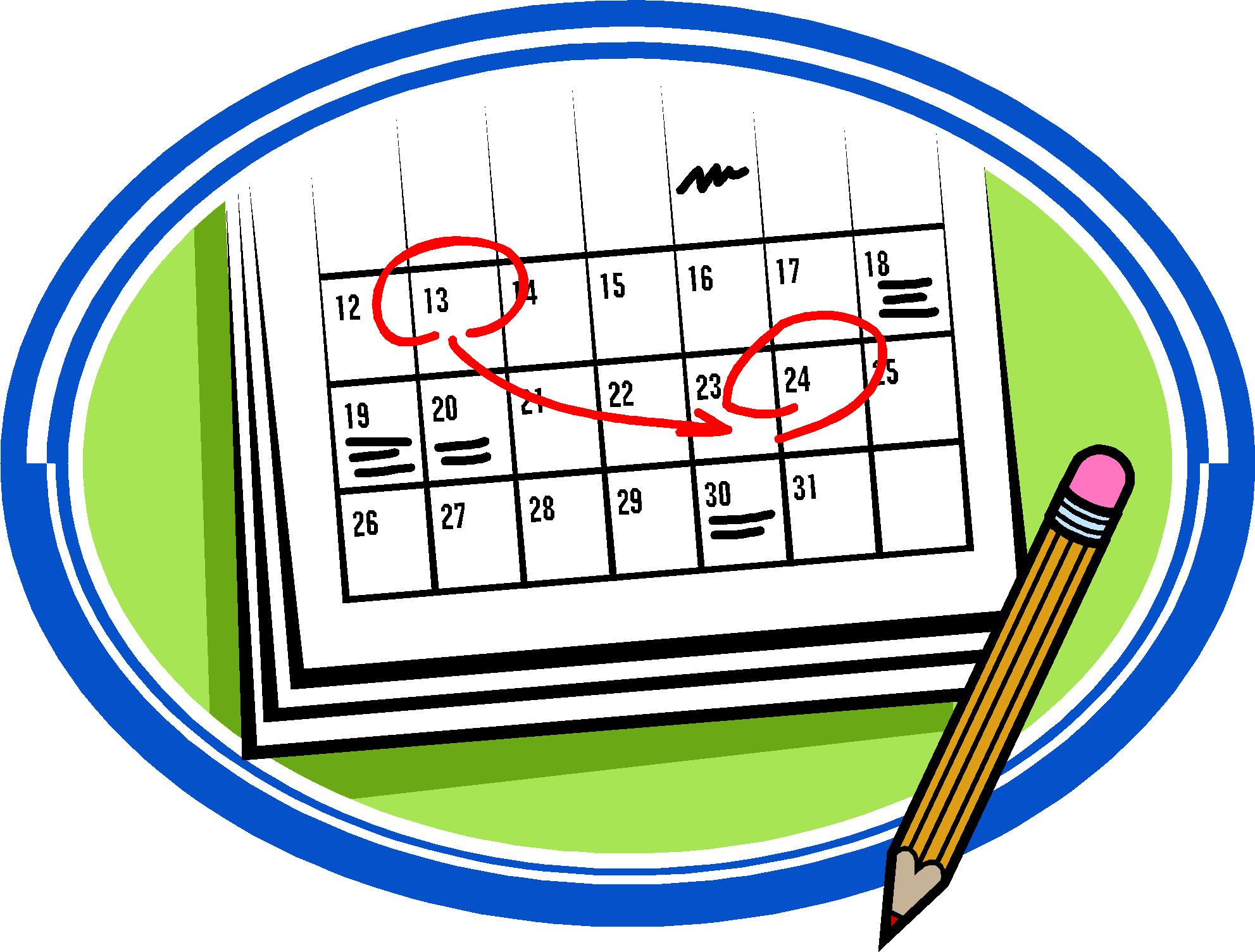 Daily Schedule Clipart - Free Clipart Images