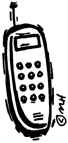 cell phone - Clip Art Gallery