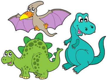 Cartoons Dinosaurs Kids Funny Leash Tyrannosaurus Rex Hd Clipart ...