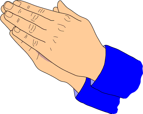 Clipart praying hands children