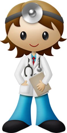 Female doctor clipart for kids