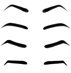 Best Photos of Eyebrows And Eye Outline Template - Angry Cartoon ...