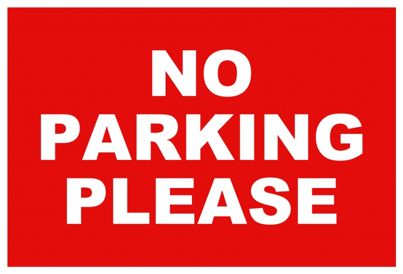 No Parking Signs for Sale, Online, UK - Signature