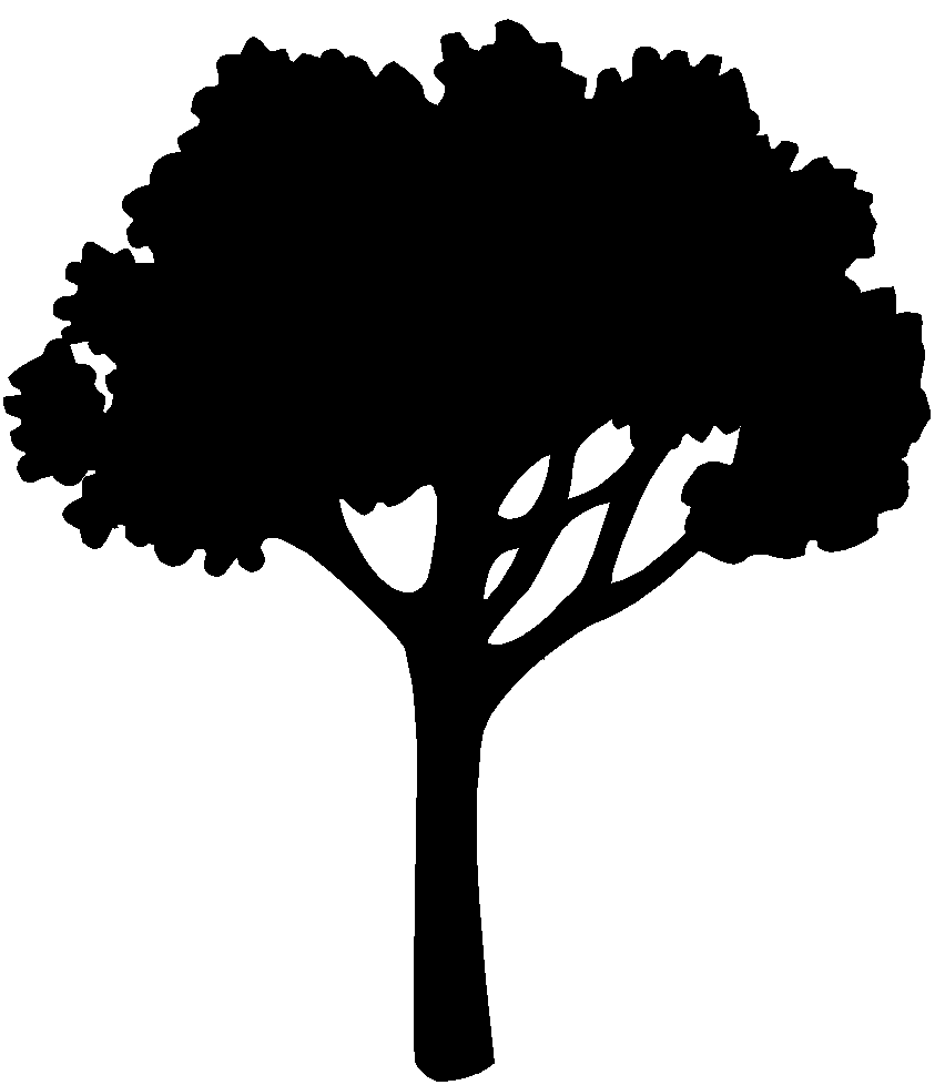 clip art tree silhouette - photo #3