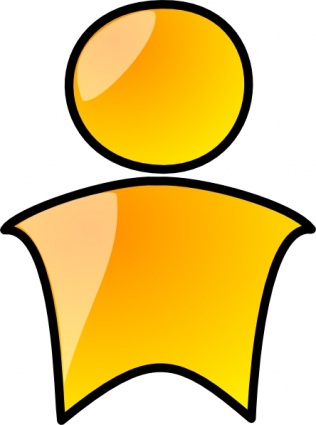 Head Symbol Yellow Person clip art vector, free vector graphics ...