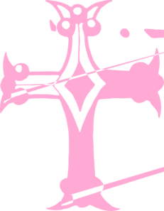 Pink Cross Clip Art - vector clip art online, royalty ...