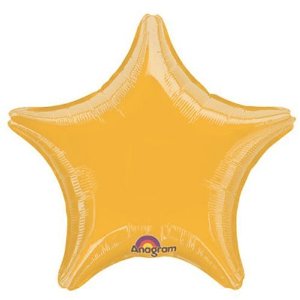 Gold Star 18" Mylar Balloons (10 Pack): Toys & Games